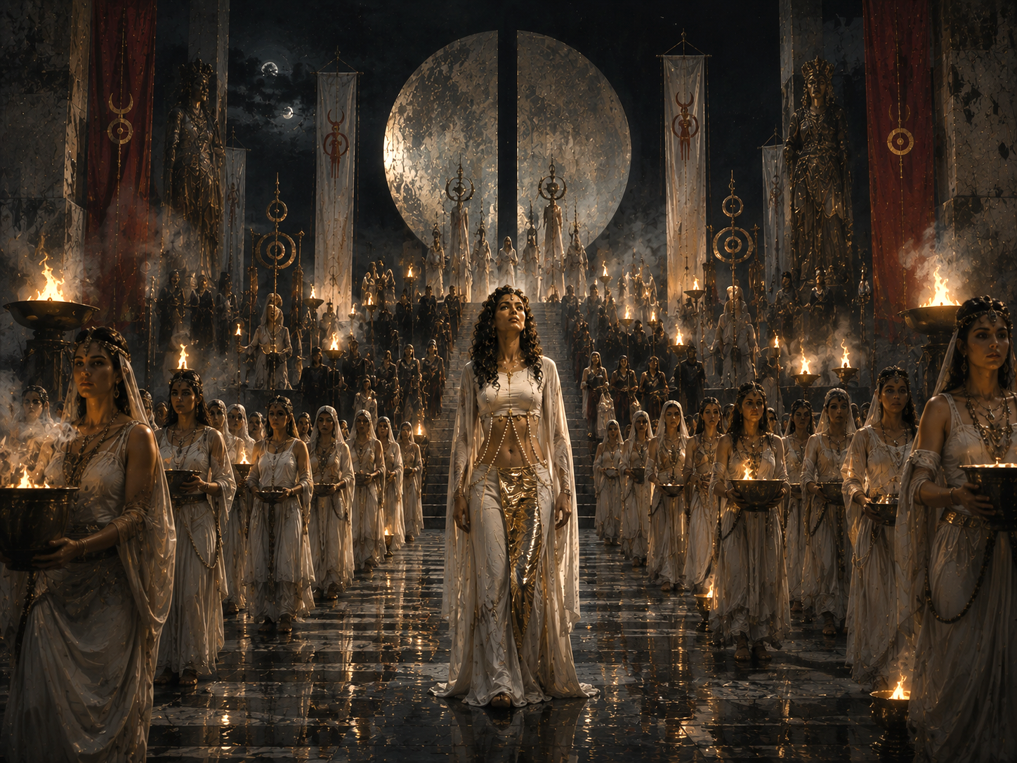 Personnages de Salammbô – Salammbô, prêtresse de Tanit